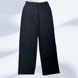 Talbot's Women's Petites Black Stretch Wide Leg Dress Pant NWT Size 2P